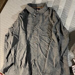 Stylish Gray Button-Down Shirt